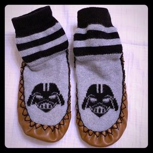 Hanna Andersson Star Wars Darth Vader slippers